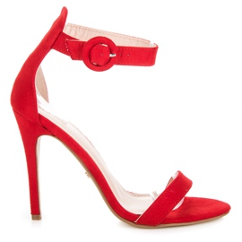 Seastar Sandalias abrochadas con hebilla rojo