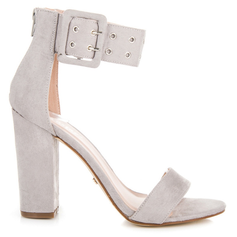 Seastar Sandalias rockeras con cremallera gris