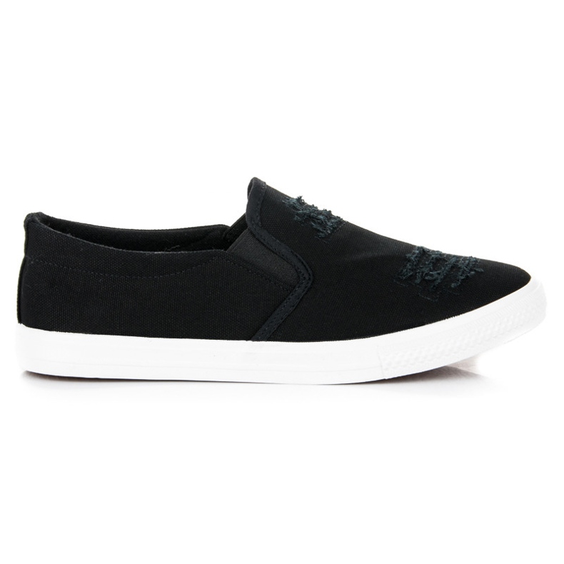 Seastar Zapatillas negras sin cordones negro