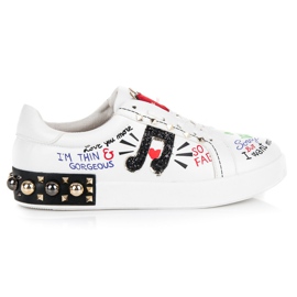 Zapatillas Moda Blancas blanco