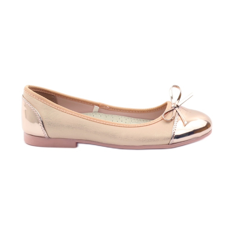 American Club Salón bailarinas con lazo americano rosado amarillo blanco