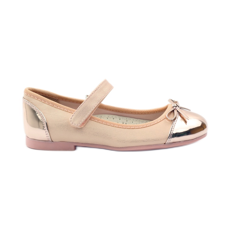 American Club Bailarinas velcro americanas 14297 rosado amarillo