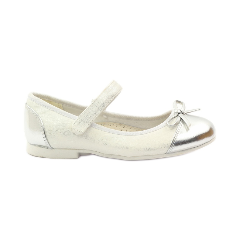 American Club Bailarinas velcro americanas 14297 gris blanco
