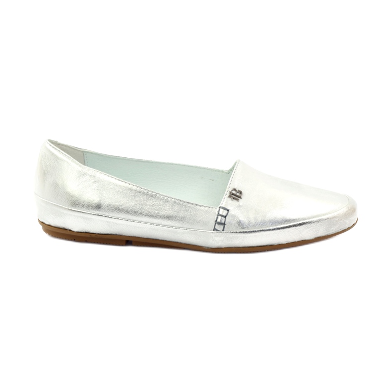 Badura 6352 zapatos plateados de mujer plata