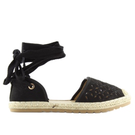 Alpargatas de mujer negras JH65P negro