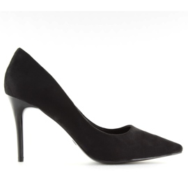 Zapatos negros de tacón alto para mujer GF-JX78 Black