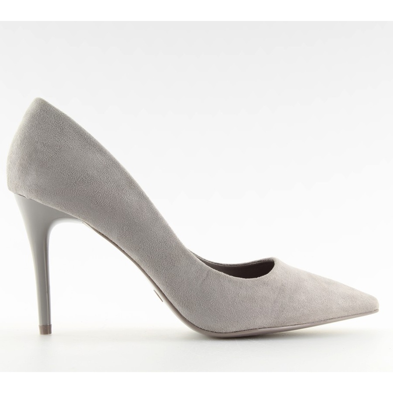 Gris GF-JX78 Stilettos grises para mujer