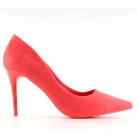 Stilettos mujer coral GF-JX78 Fucsia rosado