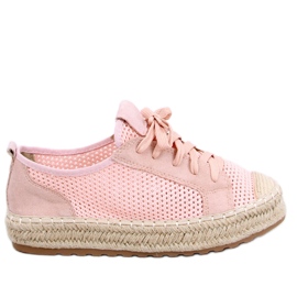 Pink BB06P Zapatillas alpargatas rosas