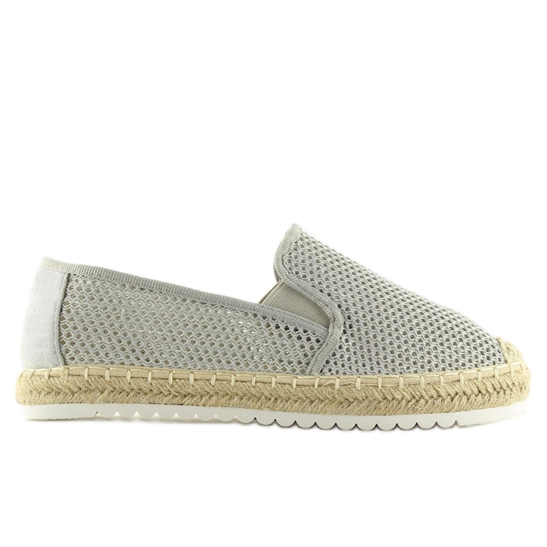 Alpargatas grises sin cordones BB03P Gris Alpargatas grises sin cordones BB03P Gris