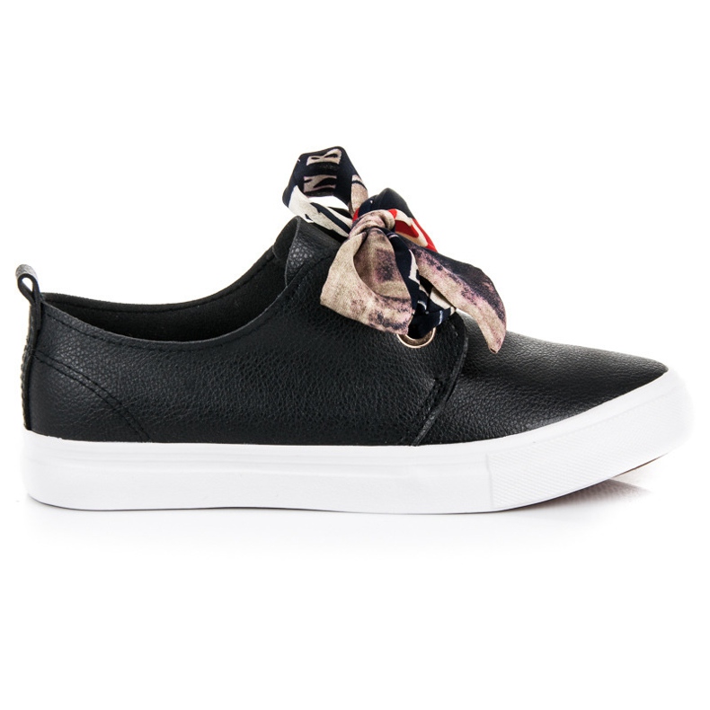 Seastar Zapatillas con estilo atadas con una cinta negro