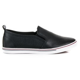 Zapatillas sin cordones negro