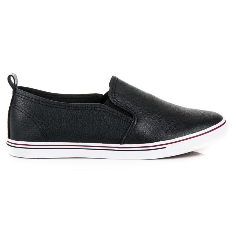 Zapatillas sin cordones negro