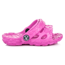 American Club Zapatillas de piscina americanas rosa