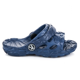American Club Zapatillas de piscina americanas azul