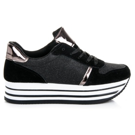 Deportivas plataforma negro Deportivas plataforma negro