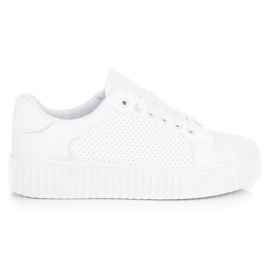 Seastar Zapatillas de gamuza en la plataforma blanco