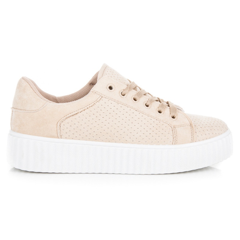 Seastar Zapatillas de gamuza en la plataforma marrón