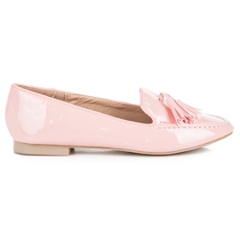 Mocasines VICES lacados rosa