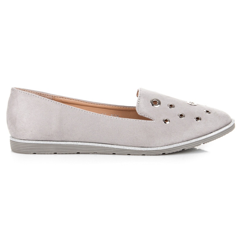 Bestelle Señores de gamuza gris