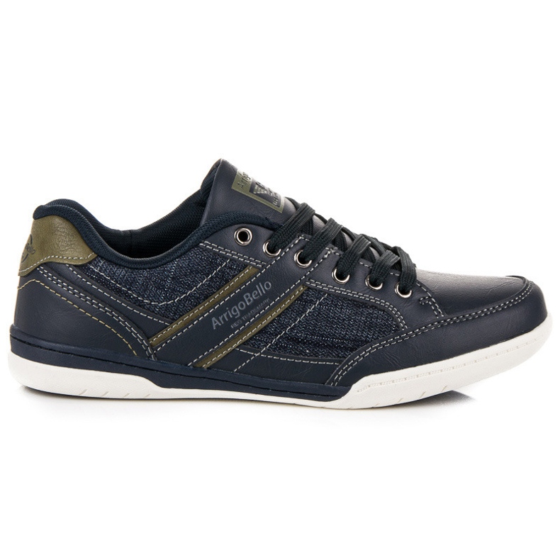 Arrigo Bello Zapatillas de deporte de los hombres de la marina azul