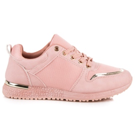 Seastar Zapatos deportivos de mujer amarillo rosado