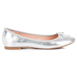 Seastar bailarinas plateadas gris