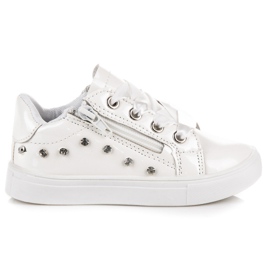 Zapatillas Blancas Con Cinta blanco