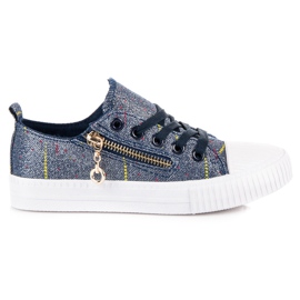 Zapatillas de niños Shiny azul