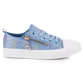 Zapatillas de niños Shiny azul