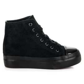 L&H Deportivas cuña y plataforma negro L&H Deportivas cuña y plataforma negro