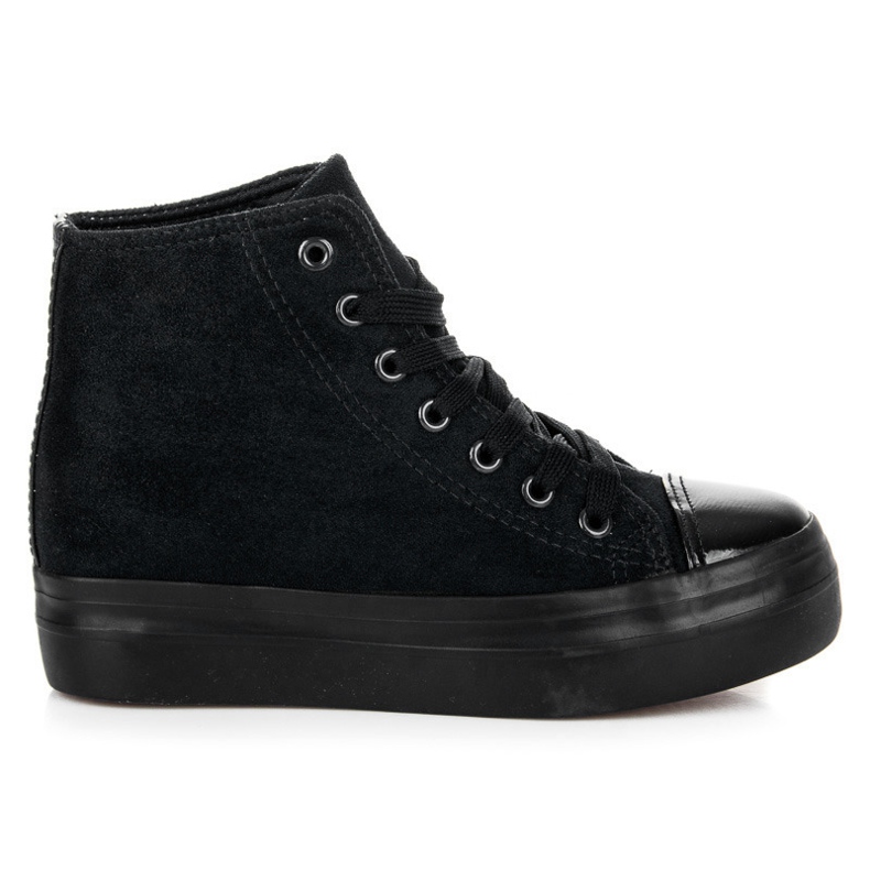 L&H Deportivas cuña y plataforma negro L&H Deportivas cuña y plataforma negro
