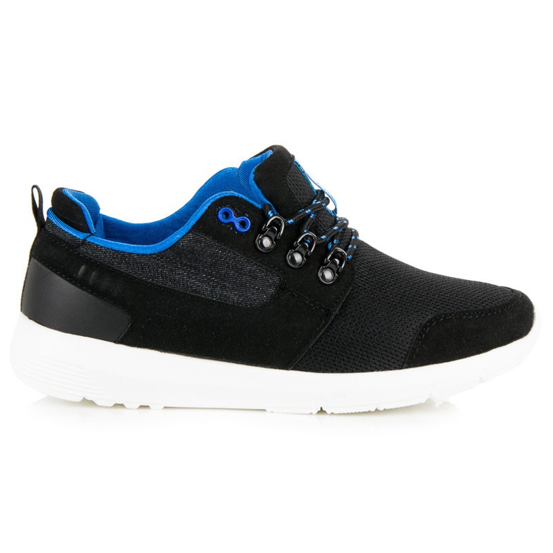 Ax Boxing Zapatos de los hombres atados negro