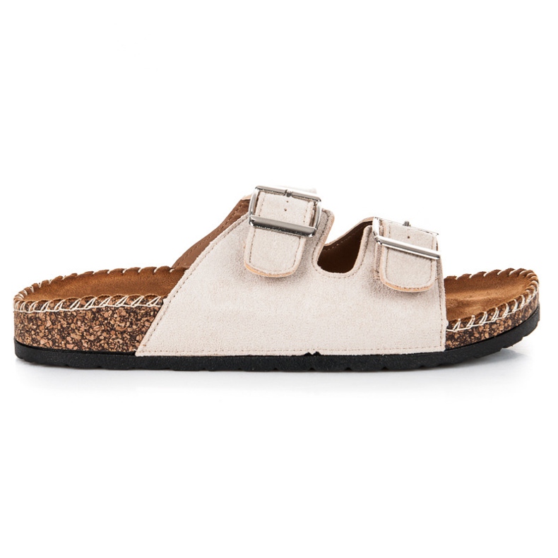 Seastar Babuchas ante con hebillas marrón Seastar Babuchas ante con hebillas marrón