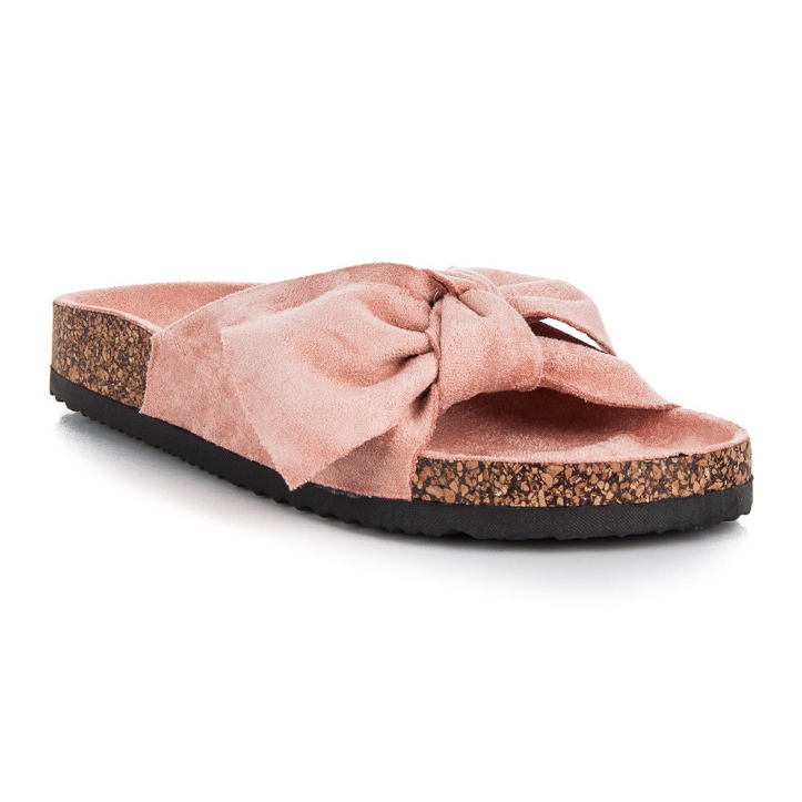 Seastar Pantuflas De Mujer Con Lazo rosado Seastar Pantuflas De Mujer Con Lazo rosado