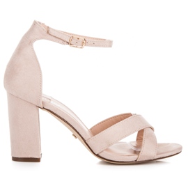 Seastar Sandalias beige tacón