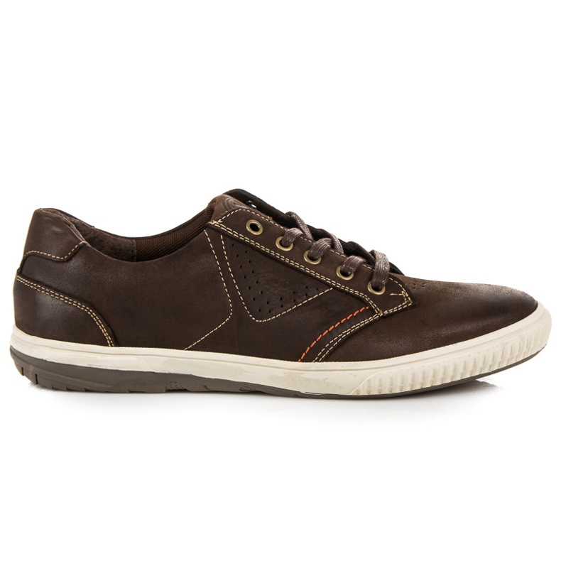 Zapatillas de cuero New age marrón