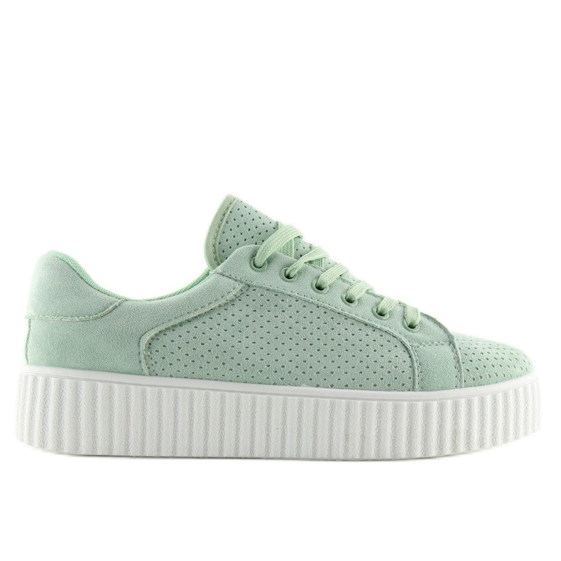 AX02 Zapatillas creepers verdes AX02 Zapatillas creepers verdes
