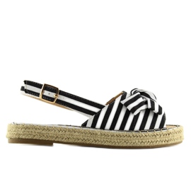 Sandalias alpargatas negras negras negro Sandalias alpargatas negras negras negro