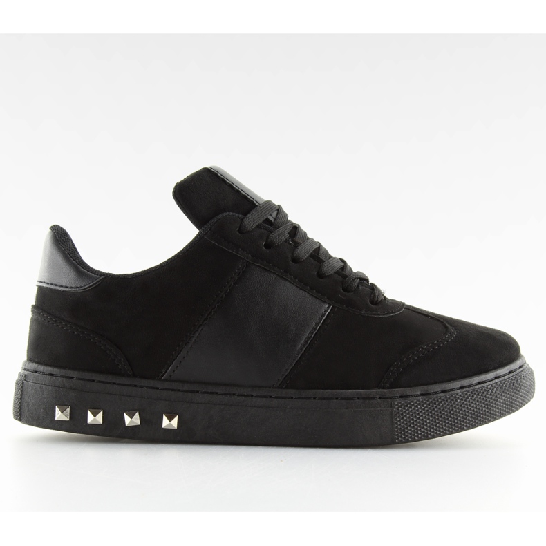 Zapatillas negras pastel mujer negro
