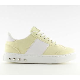 Sneakers mujer amarillo pastel C928-36 Yellow