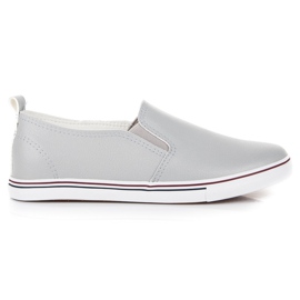 Zapatillas sin cordones gris