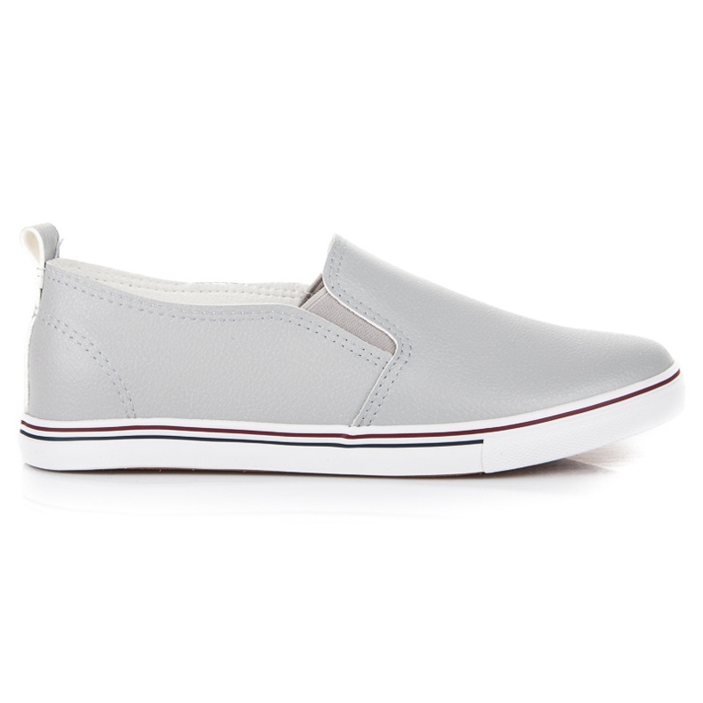 Zapatillas sin cordones gris