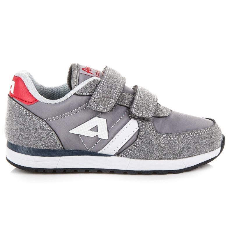 American Club Zapatillas De Cuero De Ante Americanas gris