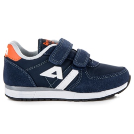 American Club Zapatillas De Cuero De Ante Americanas azul