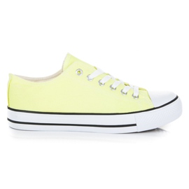 Fgm Paris Zapatillas clásicas de neón amarillo