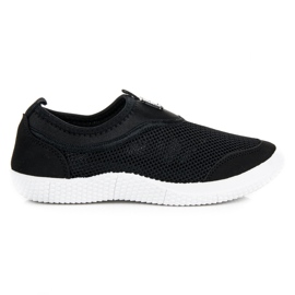 Seastar Zapatos deportivos sin cordones negro
