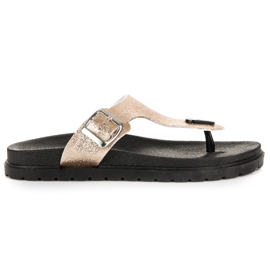 Zapatillas VINCEZA doradas dorado