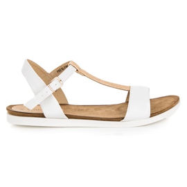 Sandalias vinceza planas blanco Sandalias vinceza planas blanco