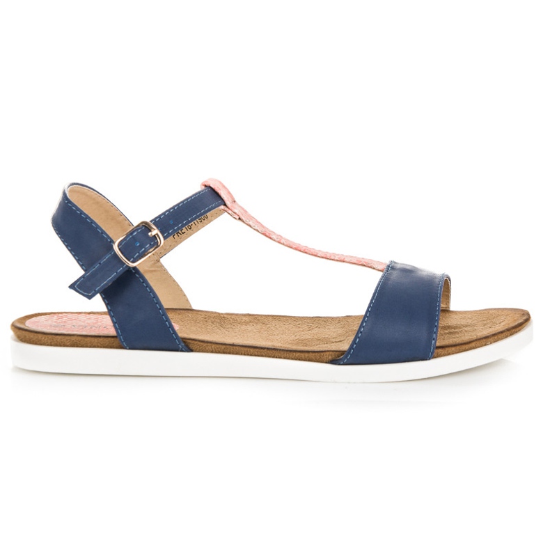 Sandalias planas VINCEZA azul